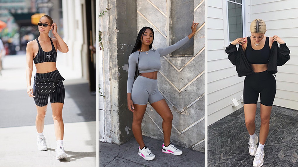 Spotted: Celebrities in Bike Shorts