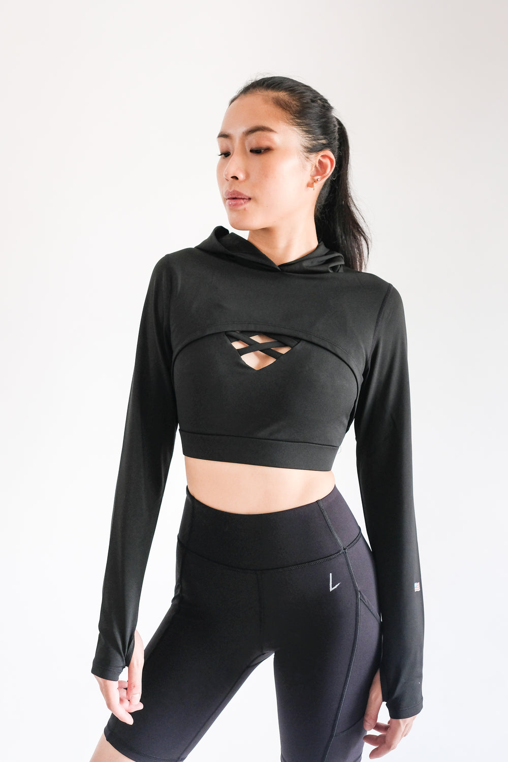 Unity Crop Hoodie Top